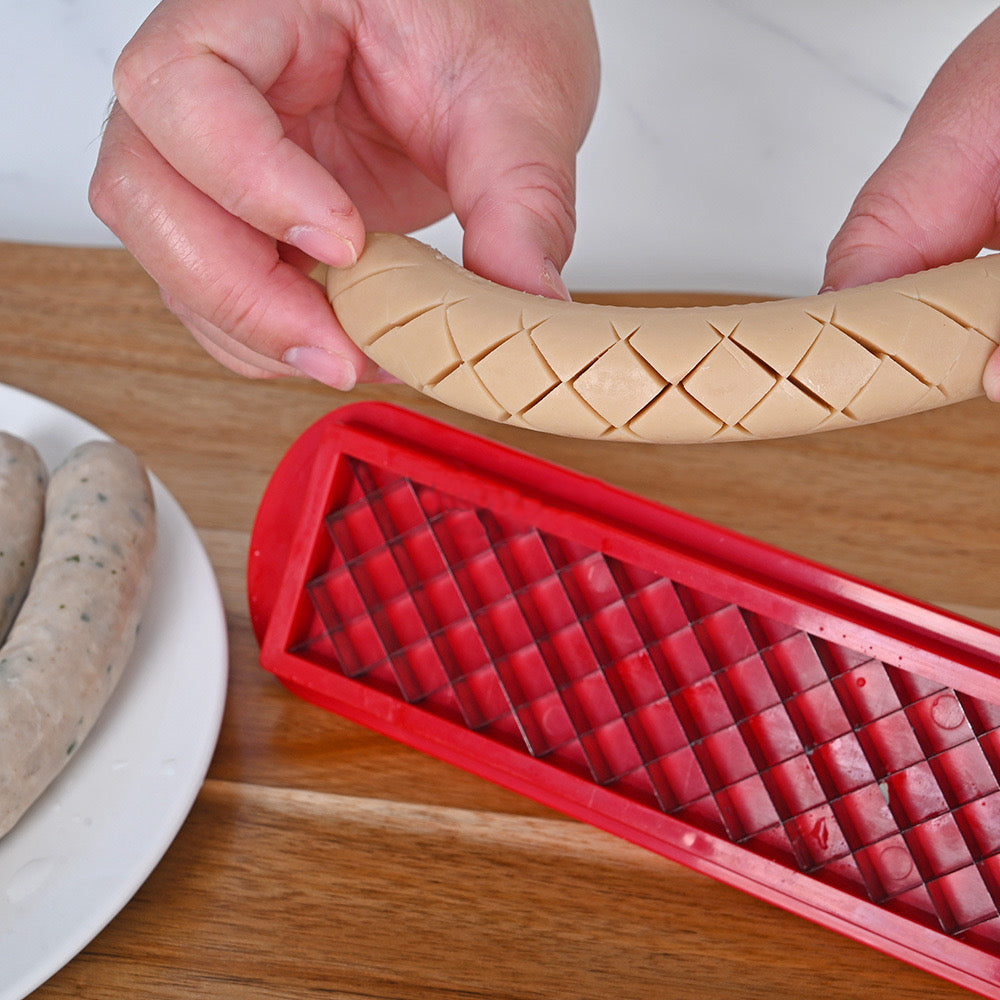 Hot Dog Slicer Hot Dog Cutter Tool Sausage Slicers for BBQ Outdoor Camping