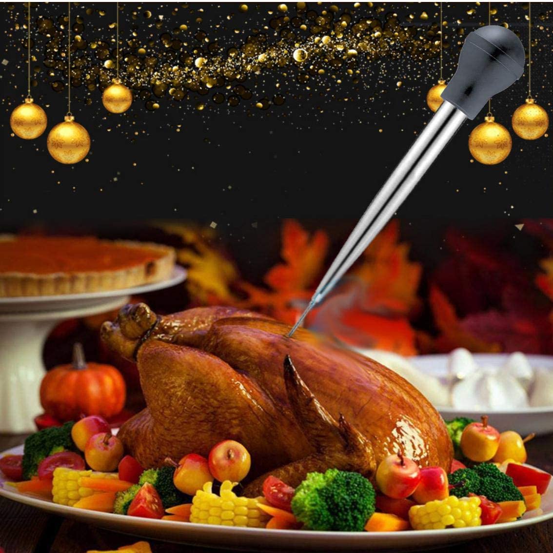 Turkey Baster Baster Syringe for Cooking Meat Injector Set