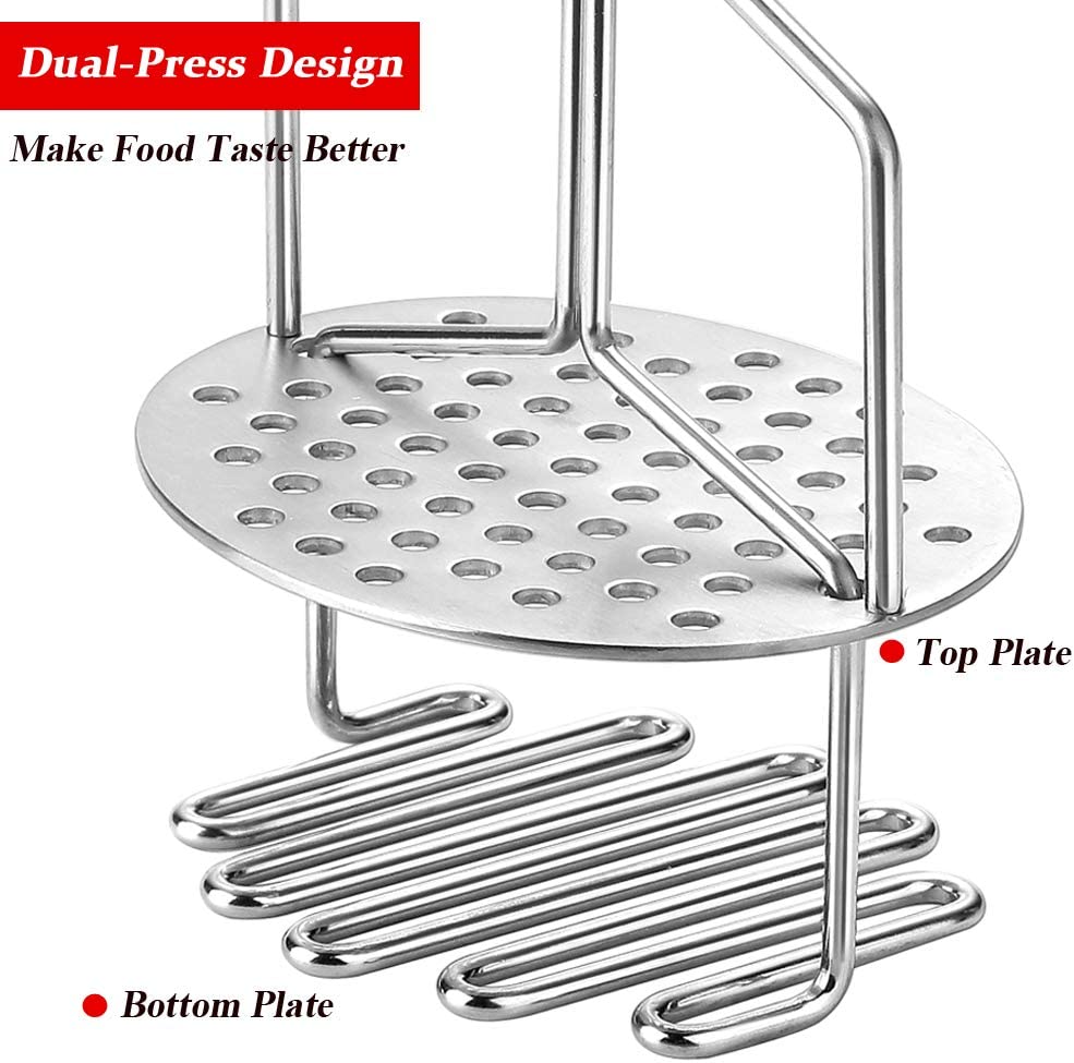 Potato Masher Stainless Steel, Potato Ricer