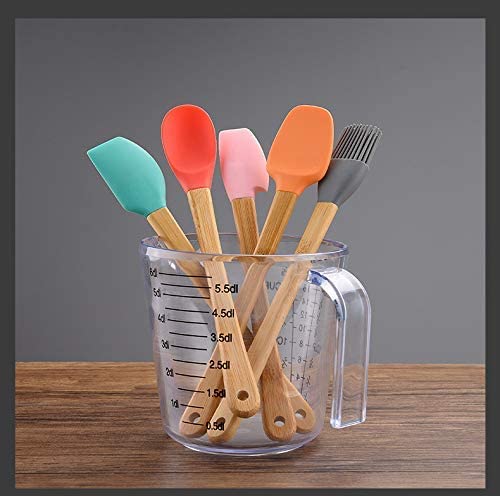 Silicone Small Spatulas Set of 5