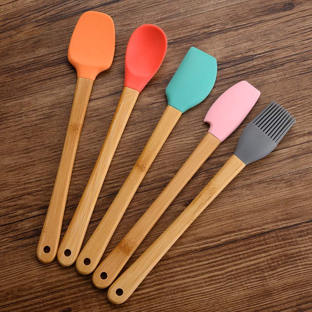 Silicone Small Spatulas Set of 5