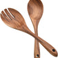 Wooden Acacia Salad Server Set