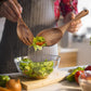 Wooden Acacia Salad Server Set