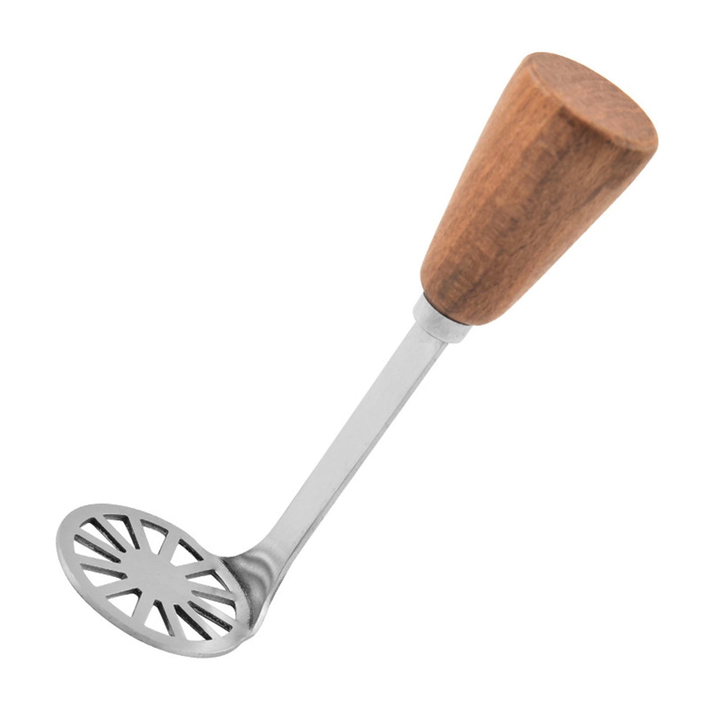 Potato Masher with Wood Non Slip Handle