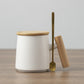 Wooden Handle Ceramic Mug Large Size