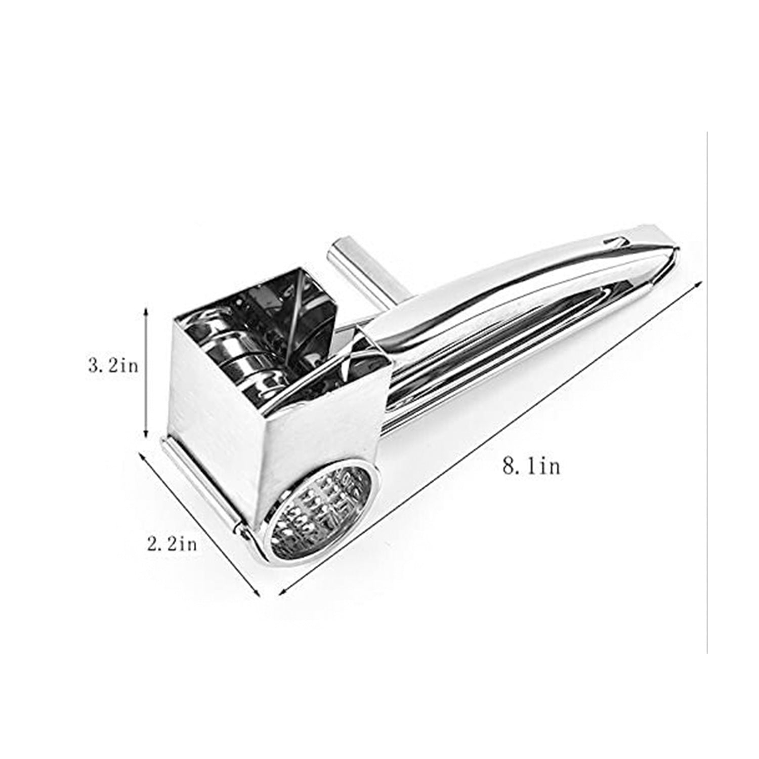 Rotary Cheese Grater 1/2/3/4 Drums Blades Stainless Steel Cheese Cutter Slicer  Cheese Shredder Butter Nut Cutter Kitchen Gadgets