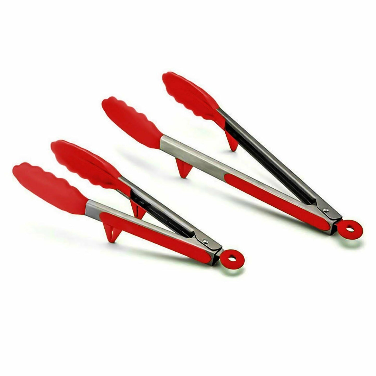 Kitchen Tong with Built-in Stand Food Tongs Set of 2