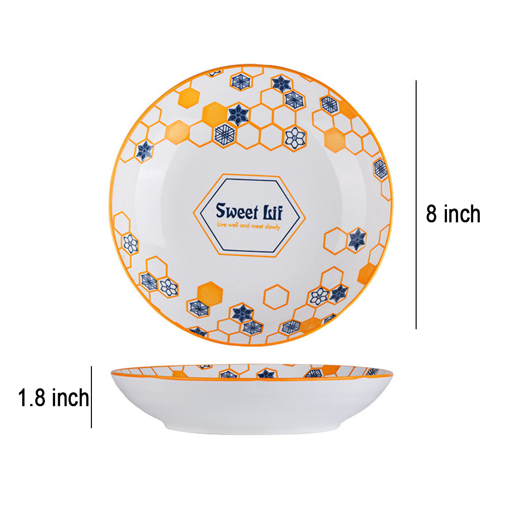 Dinner Plate Set With Wish Message